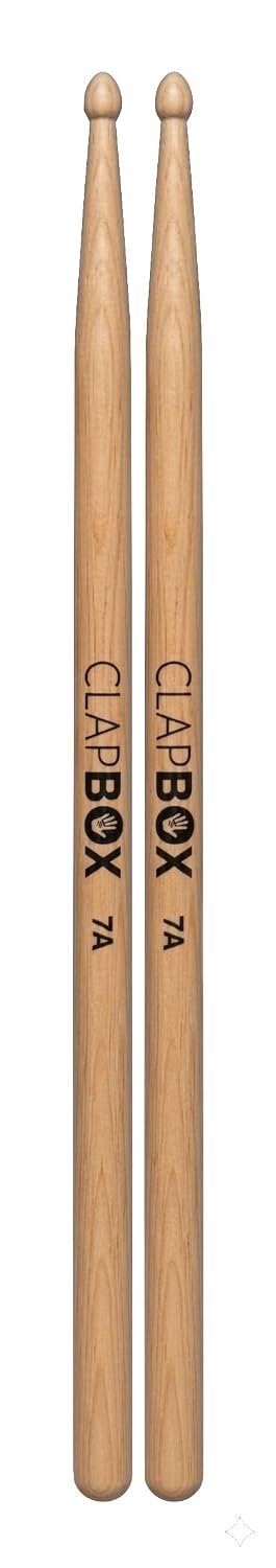Clapbox 7A Maple Wood Drum Sticks – One Pair