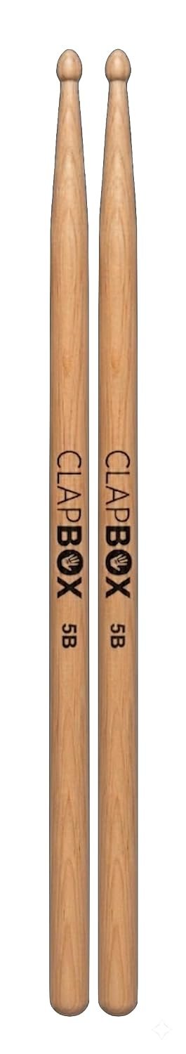 Clapbox 5B Maple Wood Drum Sticks – One Pair