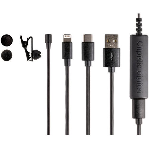 Apogee Electronics ClipMic digital 2 Lavalier Microphone Kit with 4 x Mics