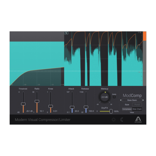 Apogee FX ModComp - Modern Compressor/Limiter and Rack Apogee FX ModComp - Modern Compressor/Limiter and Rack