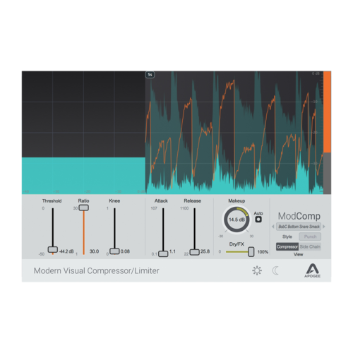 Apogee FX ModComp - Modern Compressor/Limiter and Rack Apogee FX ModComp - Modern Compressor/Limiter and Rack