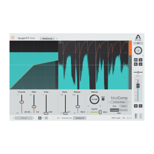 Apogee FX ModComp - Modern Compressor Limiter and Rack
