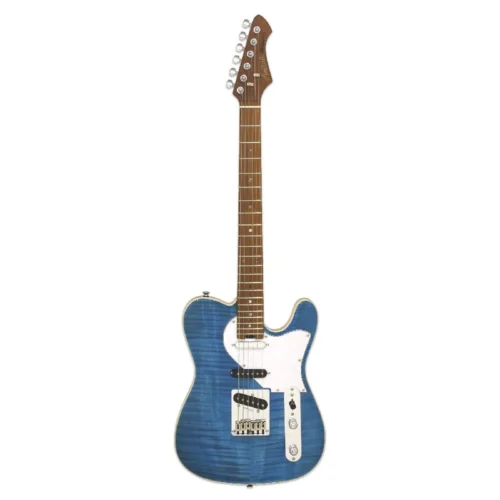 Aria 615 MK2 Nashville Electric Guitar - Turquoise Blue