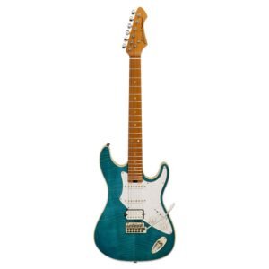 Aria 714-MK2 Fullerton Hot Rod Collection Electric Guitar - Turquoise Blue Aria 714-MK2 Fullerton Hot Rod Collection Electric Guitar - Turquoise Blue