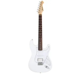 Aria STG-004 HSS 6 String Electric Guitar – White