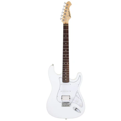 Aria STG-004 HSS 6 String Electric Guitar – White