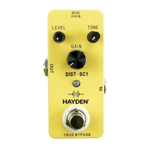 DIST-SC1 Distortion Pedal True bypass high-Gain Metal Distortion Guitar Effect Pedal