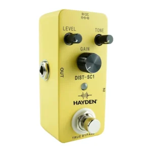 Hayden Audio DIST-SC1 Distortion Pedal True bypass high-Gain Metal Distortion Guitar Effect Pedal