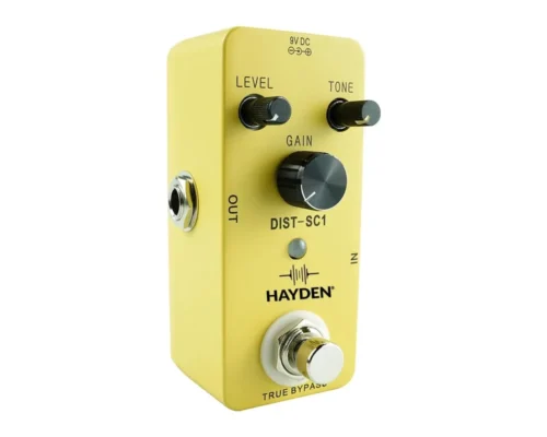 Hayden Audio DIST-SC1 Distortion Pedal True bypass high-Gain Metal Distortion Guitar Effect Pedal
