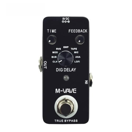 Guitar DIG DELAY Pedal Digital delay Guitar Effect Pedalwith 9 Delay Effects True Bypass Full Metal Shell Pedal Guitar DIG DELAY Pedal Digital delay Guitar Effect Pedalwith 9 Delay Effects True Bypass Full Metal Shell Pedal