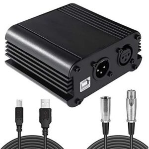 HAYDEN HY-229U 48V Phantom Power, Audio Interface with USB Cabel
