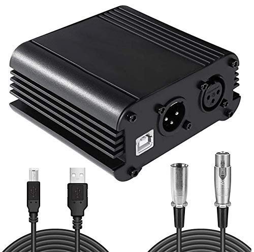 HAYDEN HY-229U 48V Phantom Power, Audio Interface with USB Cabel