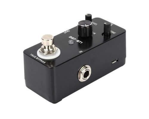 HAYDEN High Gain Heavy Metal Distortion Guitar Effect Pedal with Customizable Tone Controls (Dist-MT1)