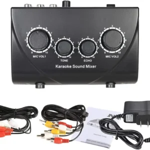 HAYDEN Portable Karaoke Sound Echo Mixer HAYDEN Portable Karaoke Sound Echo Mixer