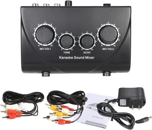 HAYDEN Portable Karaoke Sound Echo Mixer HAYDEN Portable Karaoke Sound Echo Mixer
