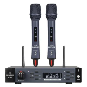 HY-HD07 Professional Dual-Channel UHF Wireless Magnet Microphone System Rechargeable
