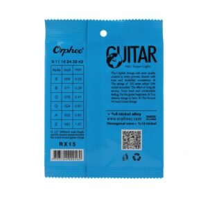 Hayden Audio Orphee RX15 Nickel Plated Steel Colorful Ball-End Electric Guitar Strings Super Light (009-042)