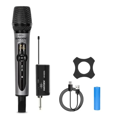 Hayden HY-EC01 Echo UHF Wireless Handheld Dynamic Microphone System Hayden HY-EC01 Echo UHF Wireless Handheld Dynamic Microphone System