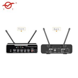 Hayden HY-X7 Echo Mic Dynamic Wireless Karaoke Microphone System 2 UHF Metal Body Mics