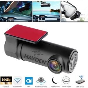 Hayden X1 Car Dash Camera 4K QHD 1440p Metal Body Front