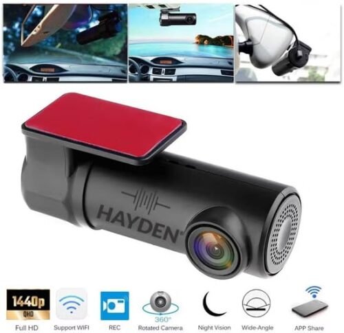 Hayden X1 Car Dash Camera 4K QHD 1440p Metal Body Front