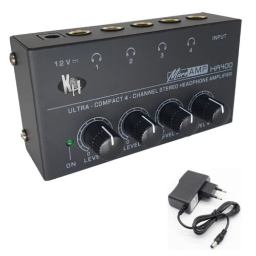Headphone Amplifier 4 Channel Metal Stereo Audio Amplifier 2 Headphone Amplifier 4 Channel Metal Stereo A