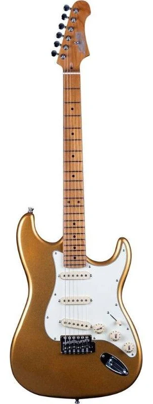JET ELECTRIC GUITAR S-S-S PICKUP JS-300 GOLD JET ELECTRIC GUITAR S-S-S PICKUP JS-300 GOLD