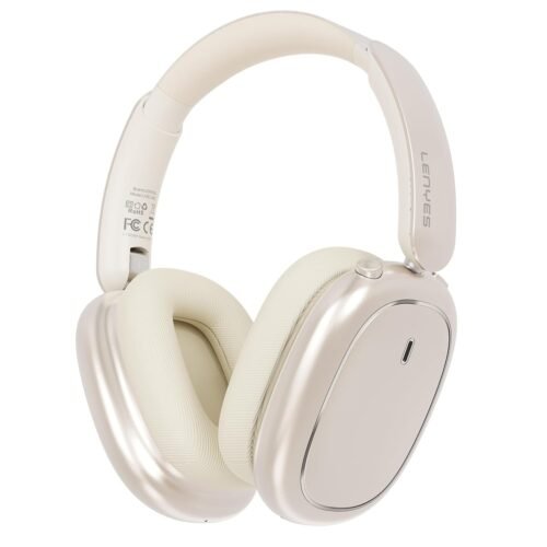 Lenyes LH62 ANC Noise Cancelling Headphones - Silver
