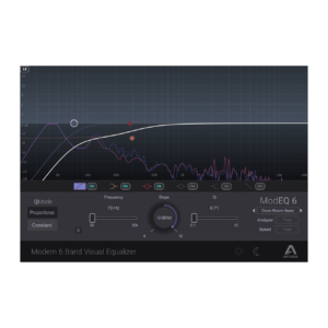 Apogee Electronics ModEQ 6 FX Rack 6-Band Visual Equalizer Plug-In Mod EQ 6 2