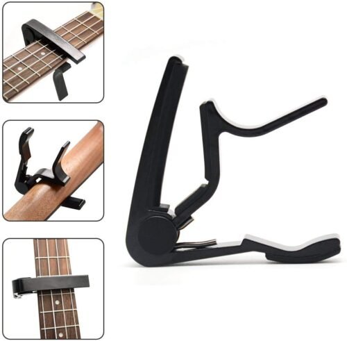 Hayden Professional Metal Capo B5 Z Capo Black for Guitars