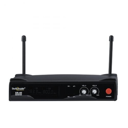 Studiomaster XR40HH MK2 Dual UHF Wireless Microphone System
