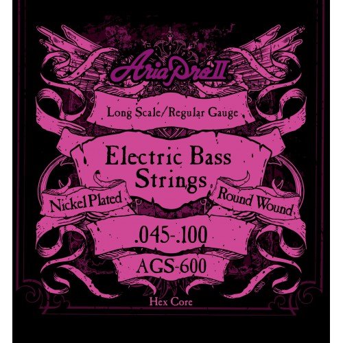 Aria AGS-600 Bass Strings, Long Scale Aria AGS-600 Bass Strings, Long Scale