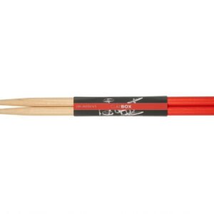 Clapbox 7A Maple Drum Sticks with Anti-Slip Grip (Red) – One Pair Clapbox 7A Maple Drum Sticks with Anti-Slip Grip (Red) – One Pair