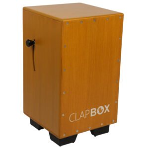 Clapbox CB40 Yellow Cajon – Oak Wood with 3 Adjustable Internal Snares