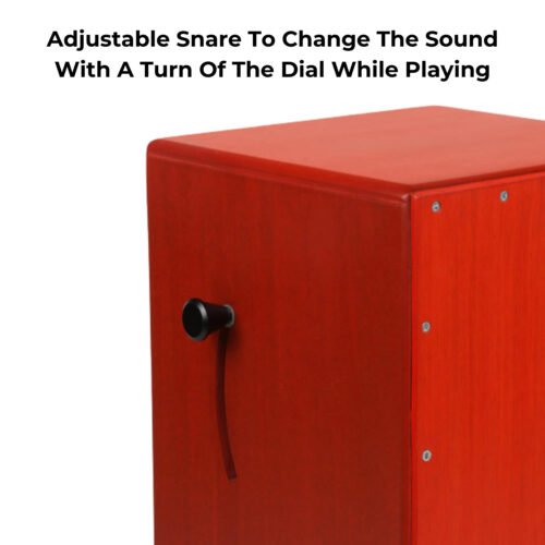 Clapbox CB40 Yellow Cajon – Oak Wood with 3 Adjustable Internal Snares