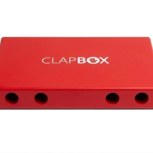 Clapbox Compact Lap Cajon (Red) with Carry Bag & Shoulder Strap
