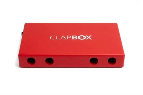 Clapbox Compact Lap Cajon (Red) with Carry Bag & Shoulder Strap
