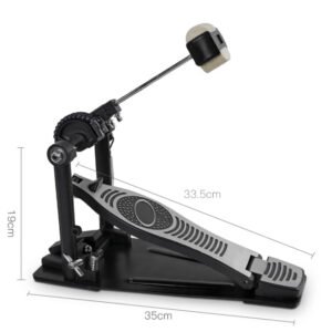 Clapbox Dominator Kick Drum Pedal – Professional Double Chain Bass Drum Pedal, HEAVY DUTY Clapbox Dominator Kick Drum Pedal – Professional Double Chain Bass Drum Pedal, HEAVY DUTY