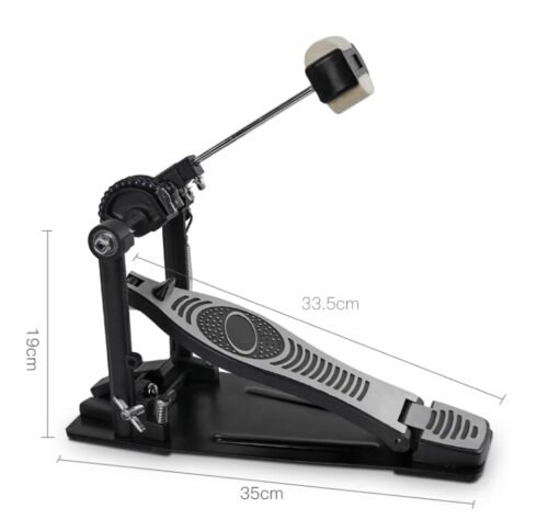 Clapbox Dominator Kick Drum Pedal – Professional Double Chain Bass Drum Pedal, HEAVY DUTY Clapbox Dominator Kick Drum Pedal – Professional Double Chain Bass Drum Pedal, HEAVY DUTY