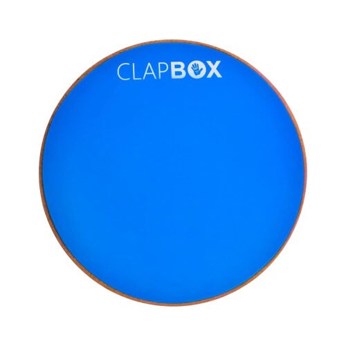 Clapbox Drum Practice Pad - 12 inches, Blue, CB-PPD (Practice Pad only)