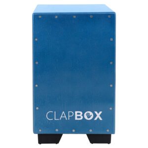 Clapbox Trendsetter Ebony Wood Bass Cajon Drum – Metallic Blue Clapbox Trendsetter Ebony Wood Bass Cajon Drum – Metallic Blue