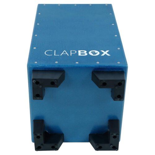 Clapbox Trendsetter Ebony Wood Bass Cajon Drum – Metallic Blue Clapbox Trendsetter Ebony Wood Bass Cajon Drum – Metallic Blue