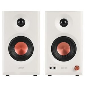 Edifier MR3 36W RMS Hi-Res Active Studio Monitor Speakers - White Edifier MR3 36W RMS Hi-Res Active Studio Monitor Speakers - White