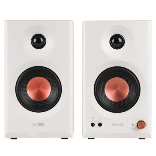Edifier MR3 36W RMS Hi-Res Active Studio Monitor Speakers - White Edifier MR3 36W RMS Hi-Res Active Studio Monitor Speakers - White
