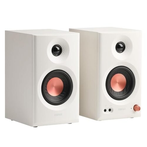 Edifier MR3 36W RMS Hi-Res Active Studio Monitor Speakers - White Edifier MR3 36W RMS Hi-Res Active Studio Monitor Speakers - White