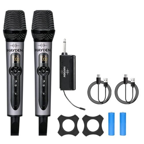 hayden EC02 UHF Wireless Handheld Microphone System hayden EC02 UHF Wireless Handheld Microphone System