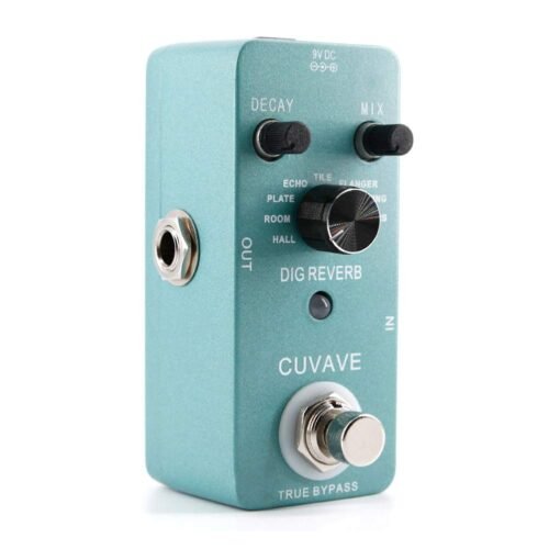 Hayden Audio DIG Reverb Guitar Effect Pedal with 9 Reverb Types True Bypass Effects Stompbox Digital Audio Processor for Electric Guitar Hayden Audio DIG Reverb Guitar Effect Pedal with 9 Reverb Types True Bypass Effects Stompbox Digital Audio Processor for