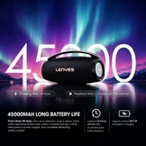 LENYES Boost X Series Bluetooth Party Speaker with RGB Lights & Dual Wireless Microphones