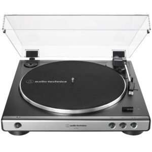 Audio Technica AT-LP60X GM Fully Automatic Belt-Drive Turntable - Gun Metal Audio Technica AT-LP60X GM Fully Automatic Belt-Drive Turntable - Gun Metal