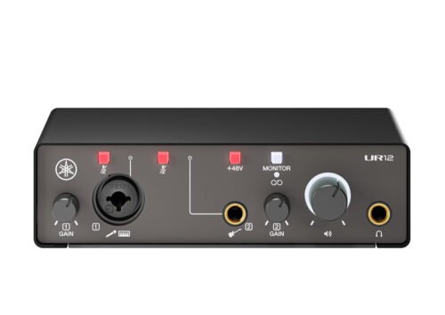 Yamaha UR12MK3 2-in/2-out USB-C Audio Interface - Black